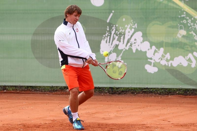 R.Berankis aštuntfinalyje pralaimėjo Belgijos tenisininkui  