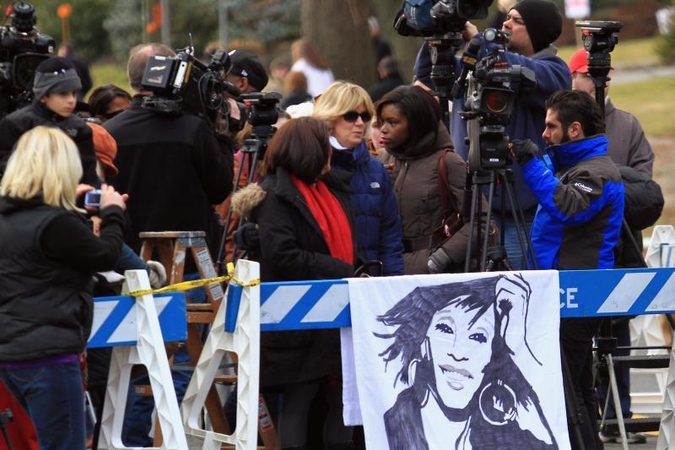 Whitney Houston palaidota Naujajame Džersyje