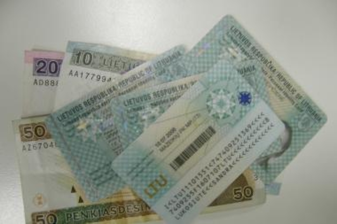 Pabrango asmens tapatybės kortelės