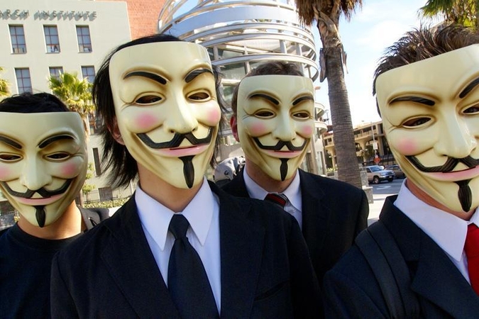 Italijoje suimti „Anonymous“ grupuotės nariai