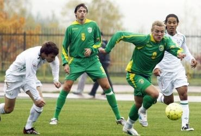 Lietuvos jaunimo rinktinė nusileido airiams 