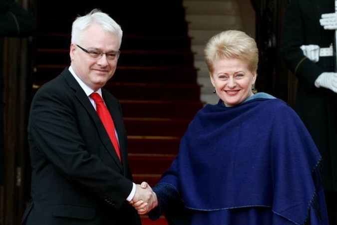 D.Grybauskaitė sveikino narystės ES siekiančios Kroatijos pastangas pažaboti korupciją