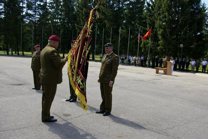 Dragūnų mokomasis batalionas turi naują vadą 