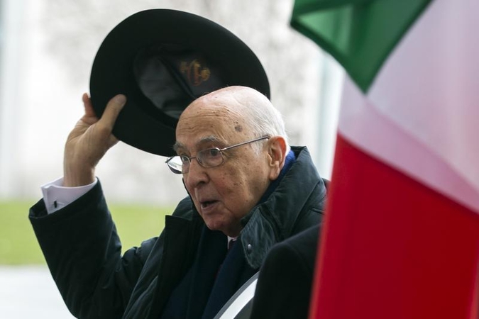 Italijos politikos veteranas G.Napolitano perrinktas šalies prezidentu
