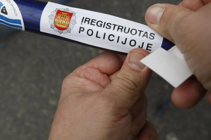 Dviratininkams – lipdukai nuo vagių ir miesto pažinimo egzaminas