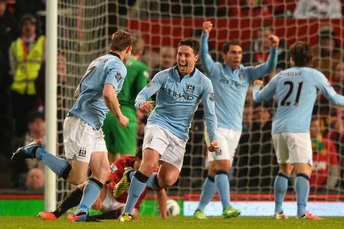 „Man City“ klubas po įtemptos kovos triumfavo Mančesterio derbyje