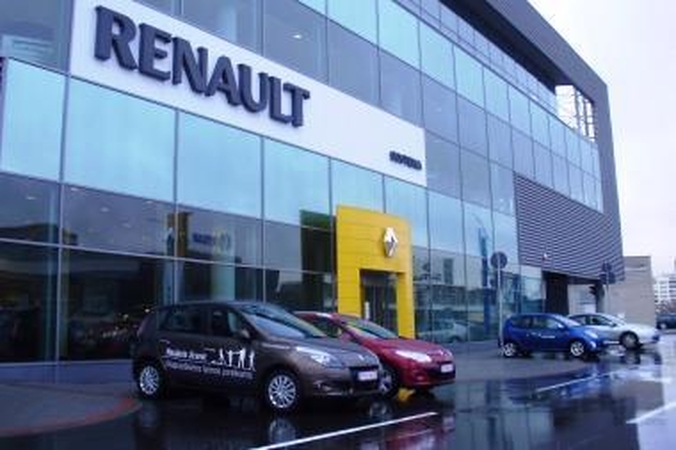Vilniaus „Sostenoje“ – naujas „Renault“ automobilių salonas