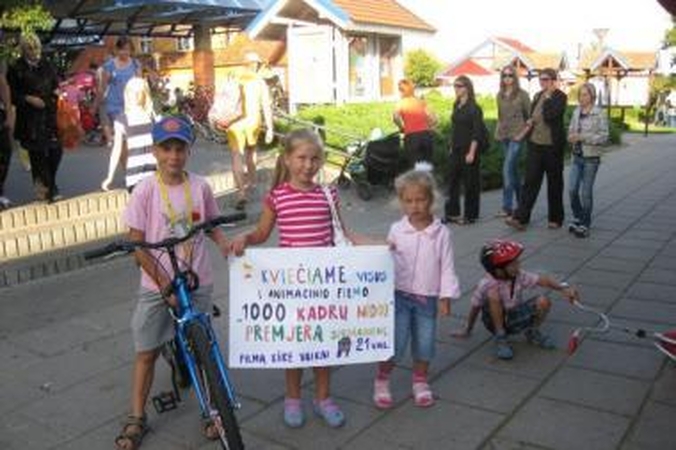 Vaikai pajūryje kviečiami kurti animacinį filmą