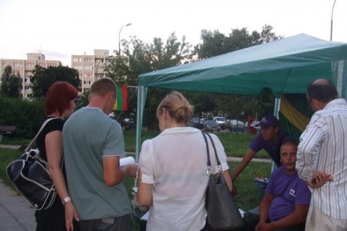 Bado akcijos dalyviai sulaukia vis didesnio dėmesio