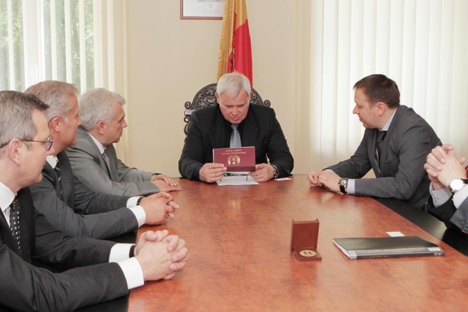 Klaipėdoje viešėjo delegacija iš Mogiliovo