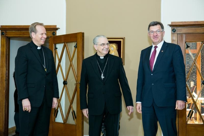 Ministras Pirmininkas susitiko su Vilniaus vyskupais