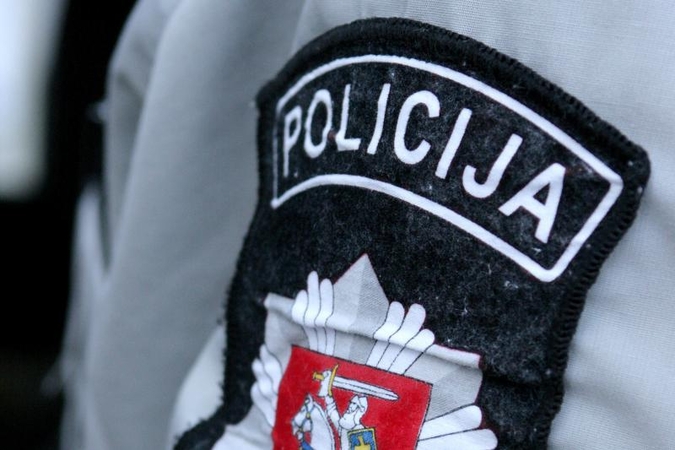 Per avariją Vilniuje nukentėjo du policininkai