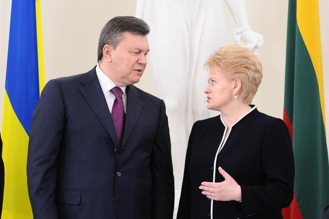 D. Grybauskaitė ragina V. Janukovyčių spręsti J. Tymošenko klausimą
