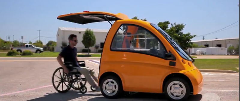 Pristatyta naujos kartos transporto priemonė neįgaliesiems