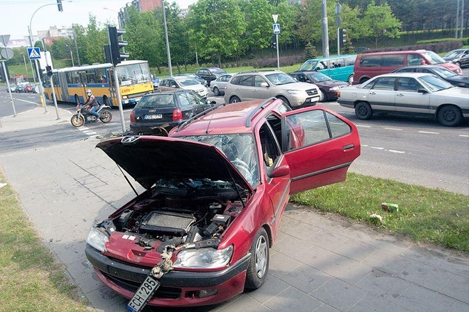 Sankryžoje prie Spaudos rūmų – vėl avarija