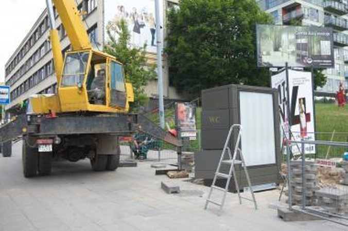 Vilniaus stotelėse dygsta automatizuoti tualetai
