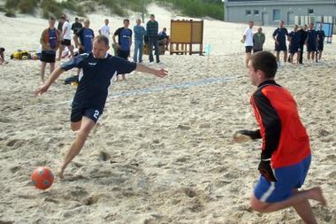 Šeštadienį startuoja paplūdimio futbolo A lygos čempionatas