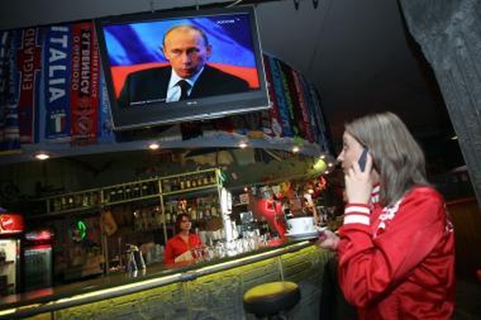 V.Putinas tiesioginiame eteryje vėl bendravo su tauta