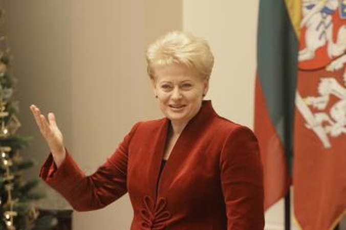 Prezidentė: euras ne tikslas, o priemonė 