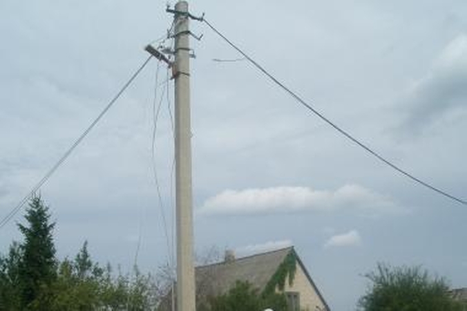 Radikių kaime pavogtas beveik 1 km vėtros nutrauktų laidų