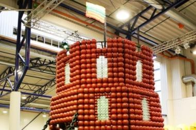 Gedimino pilis iš 10 tūkst. balionų – rekordų knygoje