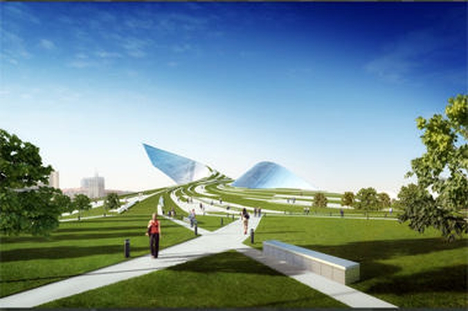 Ermitažo-Guggenheimo muziejaus projektas – žinomų architektų knygose