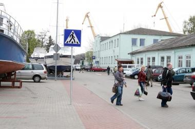 Kelyje į Kruizinių laivų terminalą atsiras nauji ženklai