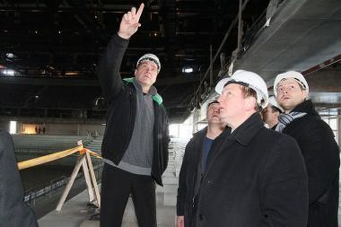 „Žalgirio“ areną apžiūrėjo Arvydas Sabonis