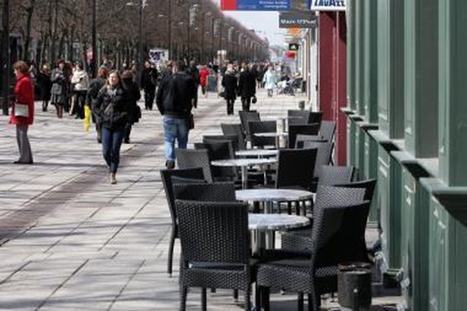 Lauko kavinėms bus pritaikytos mokesčių lengvatos