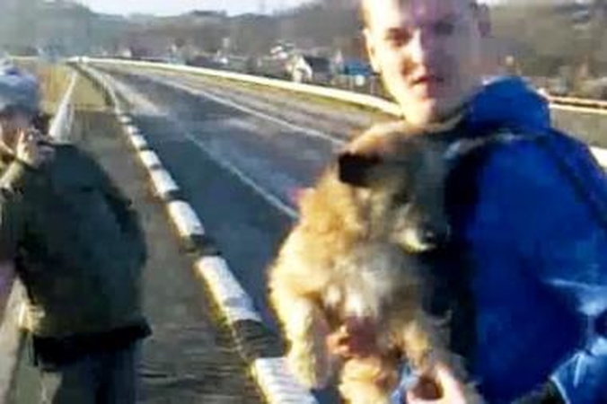 Šunį nuo tilto numetęs jaunuolis pasidavė policijai