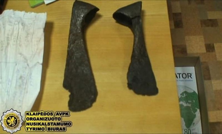 Klaipėdoje sulaikytas įtariamasis juodąja archeologija
