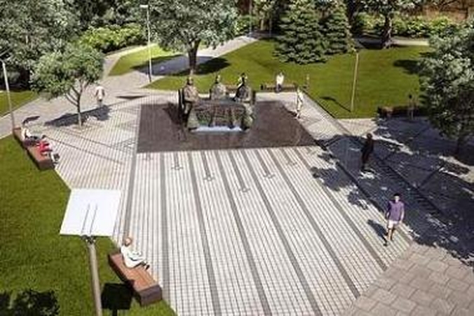 Paminklas broliams Vileišiams Vilnių papuoš 2012 metais