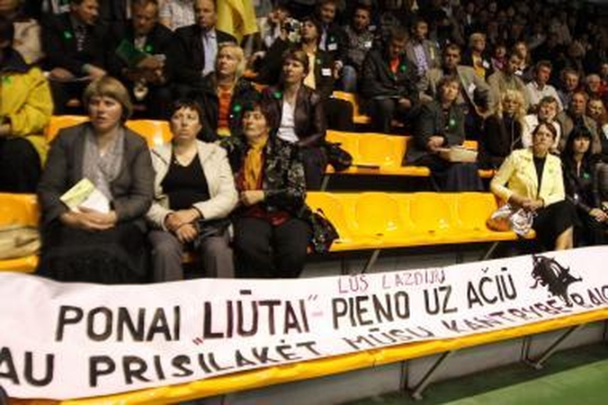 A.Kubilius žemdirbiams Kaune nieko nežadėjo