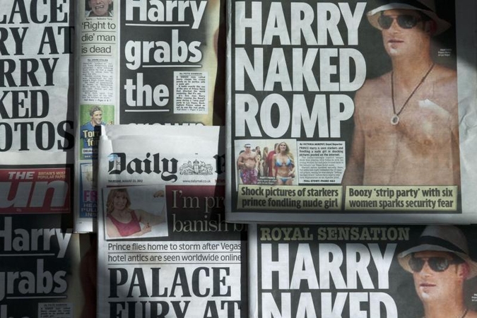 Viešai paskelbtos nuogo princo Harry nuotraukos