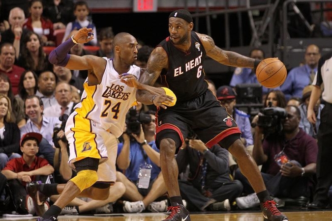 NBA savaitės geriausi - L.Jamesas ir K.Bryantas