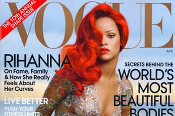 Prestižinėje "Vogue" fotosesijoje – seksualioji Rihanna (foto)