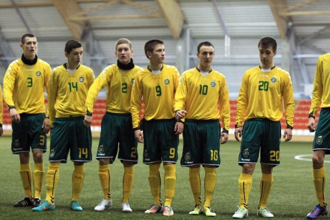 Lietuvos septyniolikmečių futbolo rinktinė neatsilaikė prieš belgus 