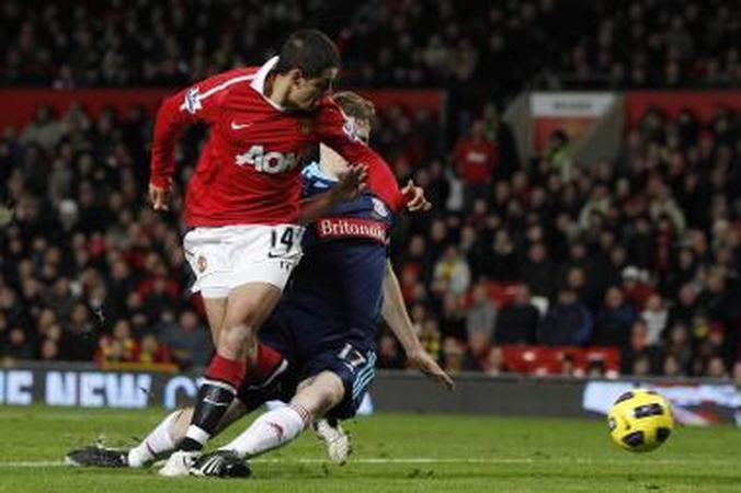 „Manchester United ” po sunkios kovos palaužė „Stoke City”  