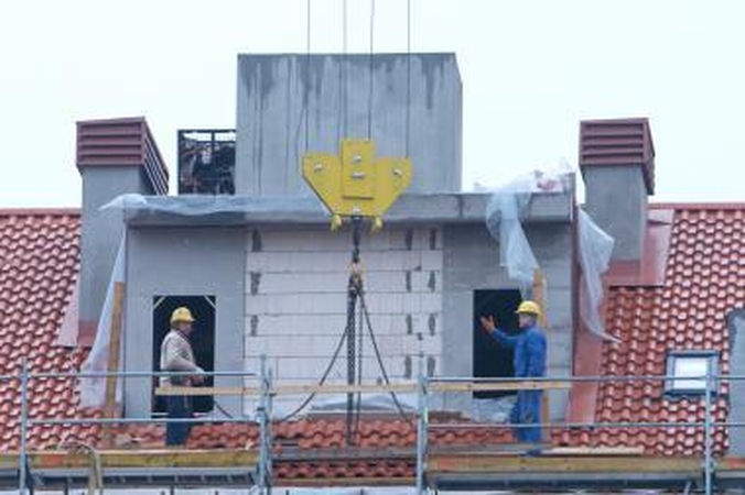 Per metus labiausiai pigo gyvenamųjų pastatų statyba