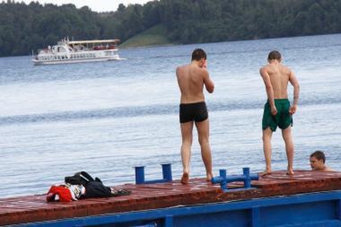 Kauno paplūdimiai tušti - kaltas šaltas oras