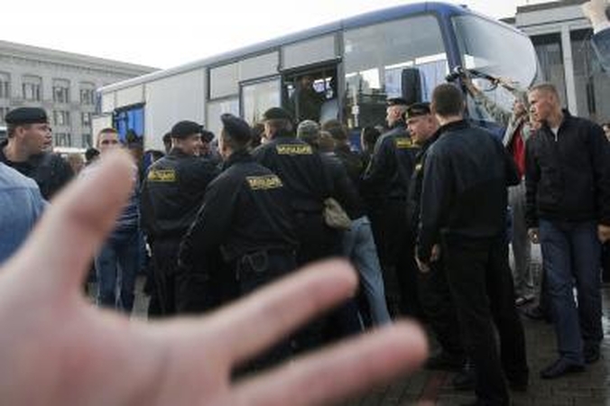 Minske vėl susidorota su opozicija