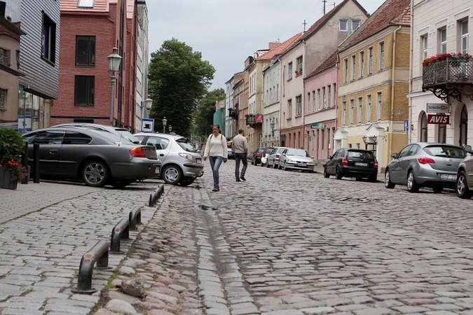 Klaipėdos Žvejų gatvę norima paversti pėsčiųjų alėja