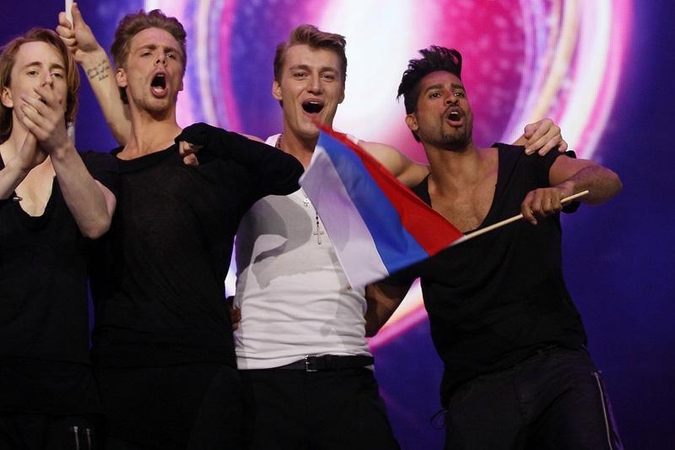 A.Vorobjovas, patekęs į „Eurovizijos“ finalą, džiaugėsi rusiškais keiksmažodžiais