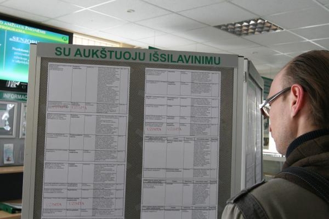 Klaipėdos darbo birža: nedarbas minimaliai sumažėjo