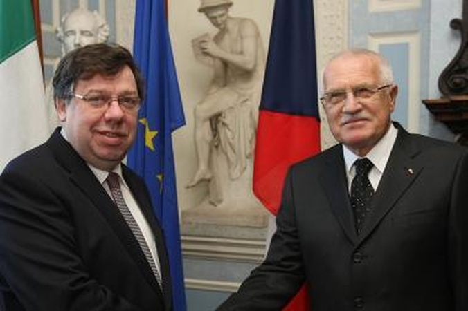 Airijos valdžiai - Čekijos lyderio akibrokštas