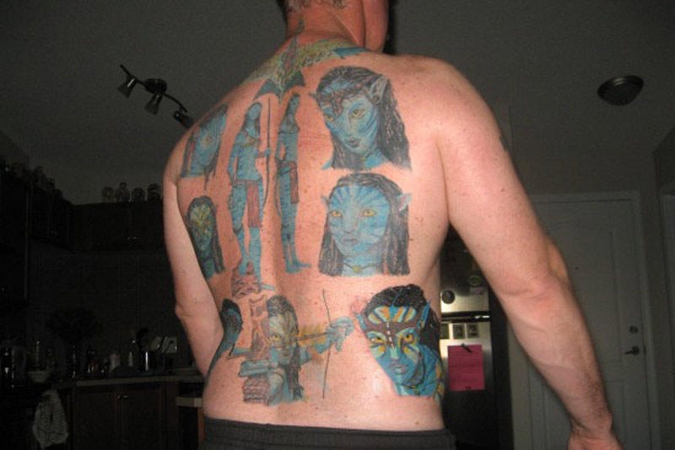 Dėl filmo „Įsikūnijimas“ herojės pakvaišęs vyras pasidarė 10 tatuiruočių