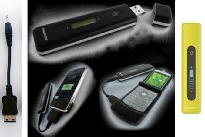 Įkrauk mobilųjį telefoną USB atmintine