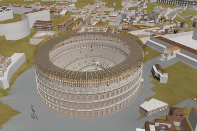 Senovės Roma atgimė „Google Earth“ programoje