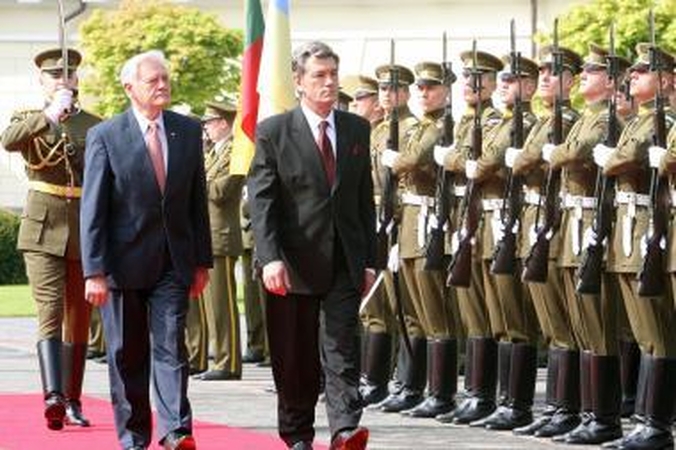 Lietuvoje lankosi Ukrainos prezidentas