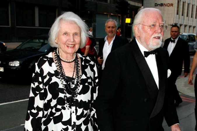 Lordo Richardo Attenborough žmona serga silpnaprotyste